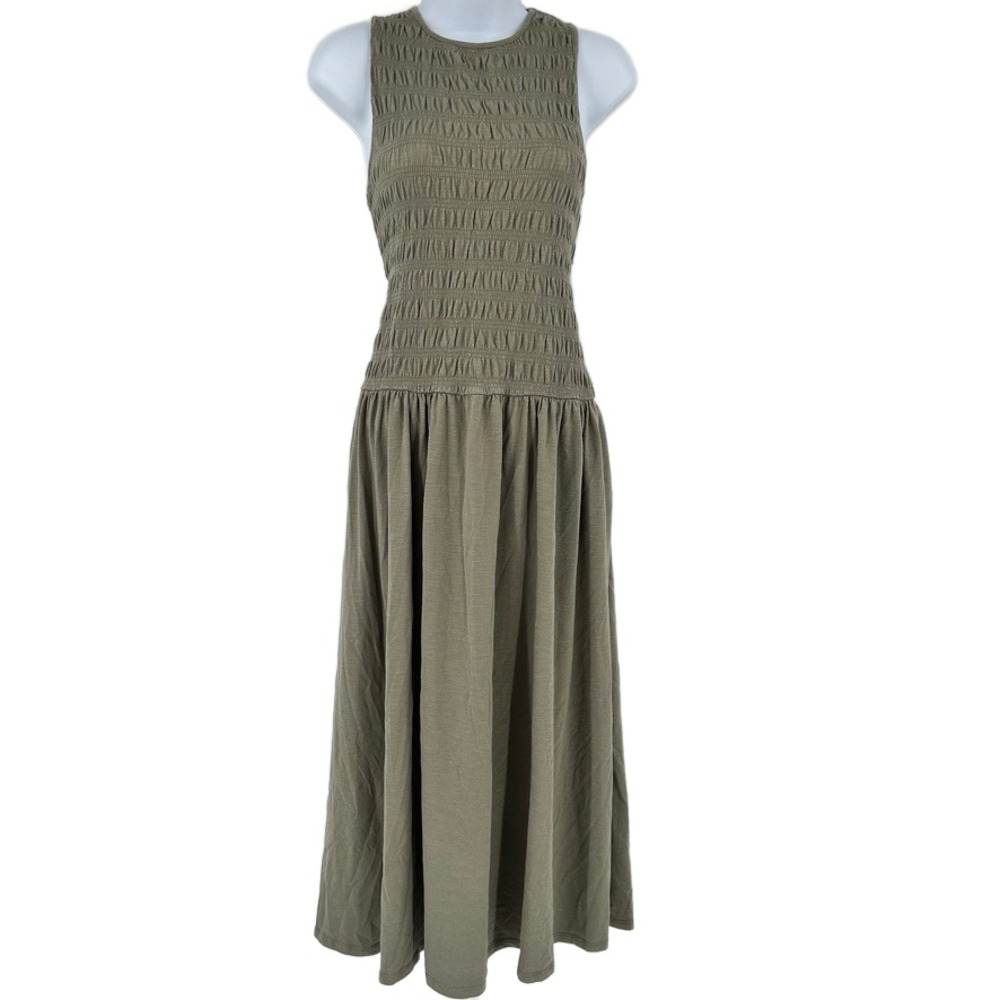 Universal Thread Country Cottage Midi Dress Size XXL Earthy Boho Smocked Peasant